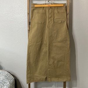 Everlane Women’s Chino Utility Wide Leg Crop Pant Size 10